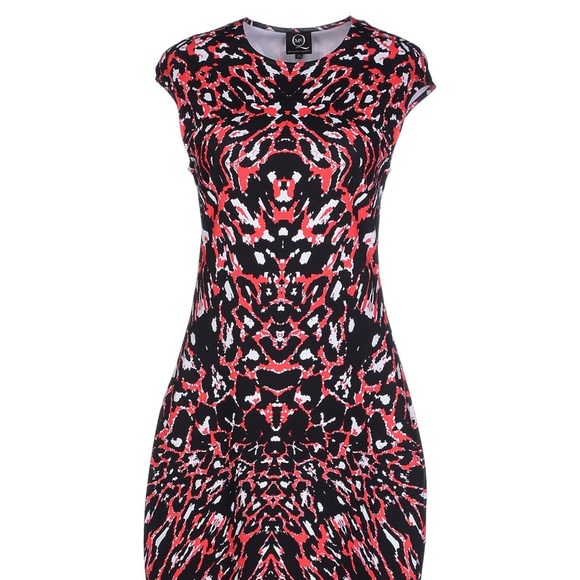 NWT $645 McQ Alexander McQueen Kaleidoscope Dress. M - Picture 4 of 4